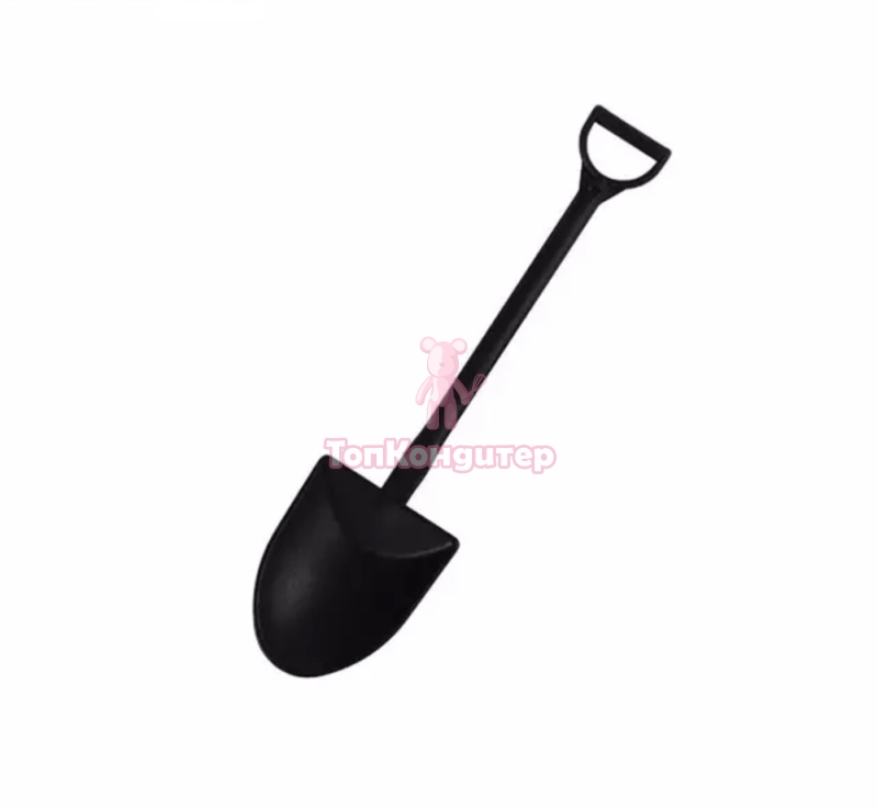 Ложка "Лопатка" пластиковая, 12 см, черная