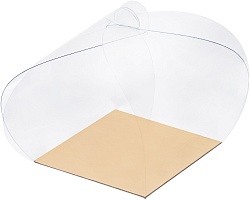 Коробка для моти Хао - бао, 8 см*8 см*8 см прозрачная "Микс"